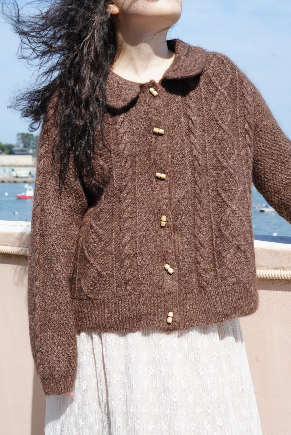 Athens Collar Cardigan by Soop Knits - Image 10