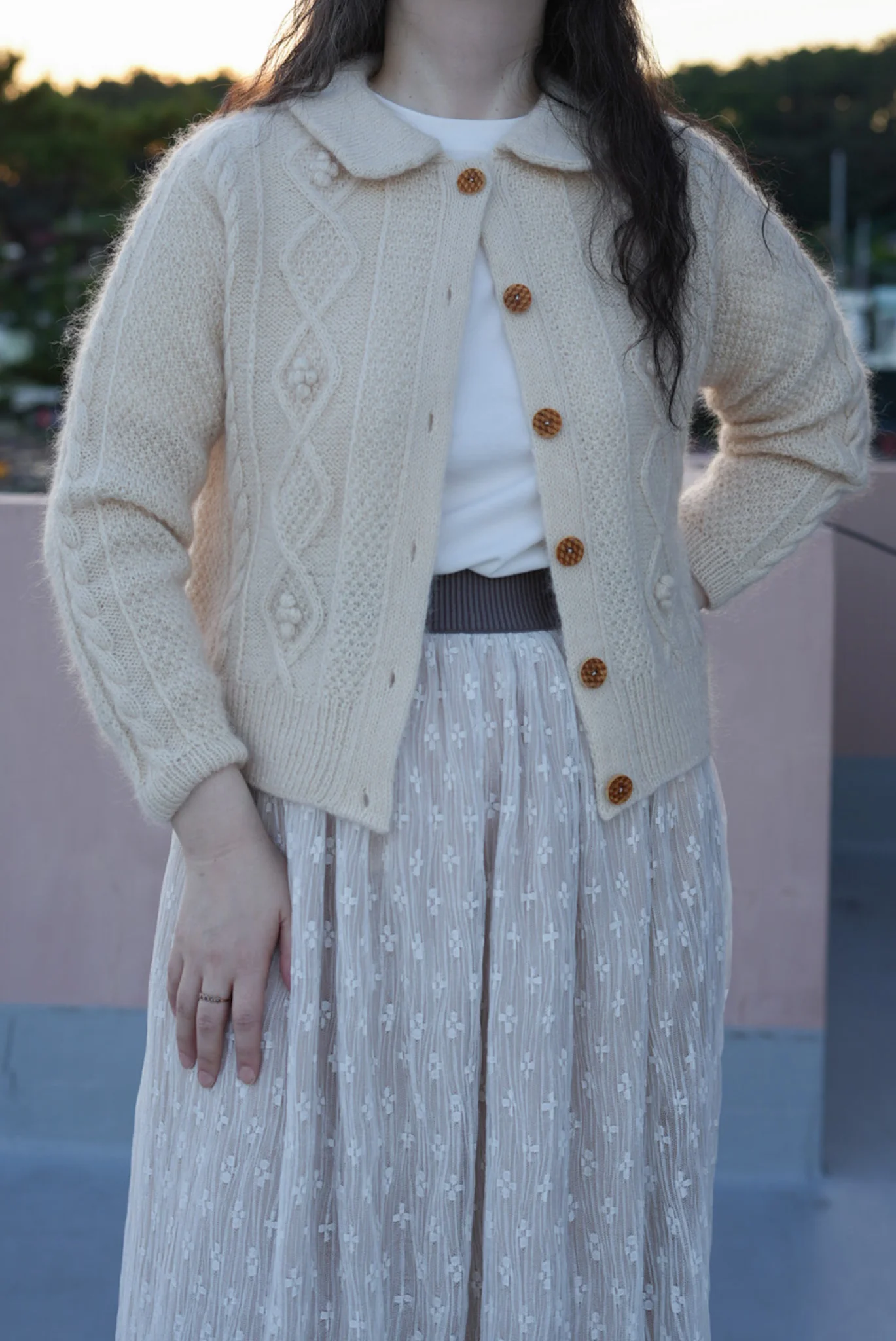 Athens Collar Cardigan by Soop Knits - Image 4
