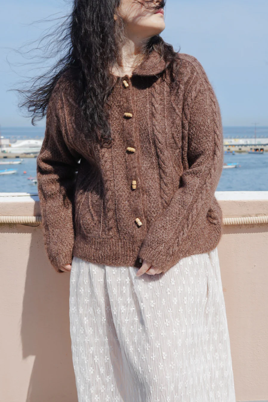Athens Collar Cardigan by Soop Knits - Image 8