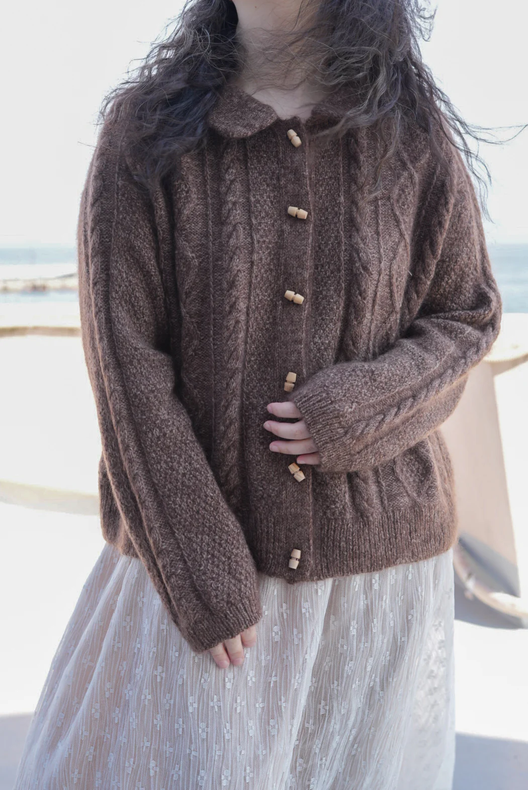 Athens Collar Cardigan by Soop Knits - Image 9