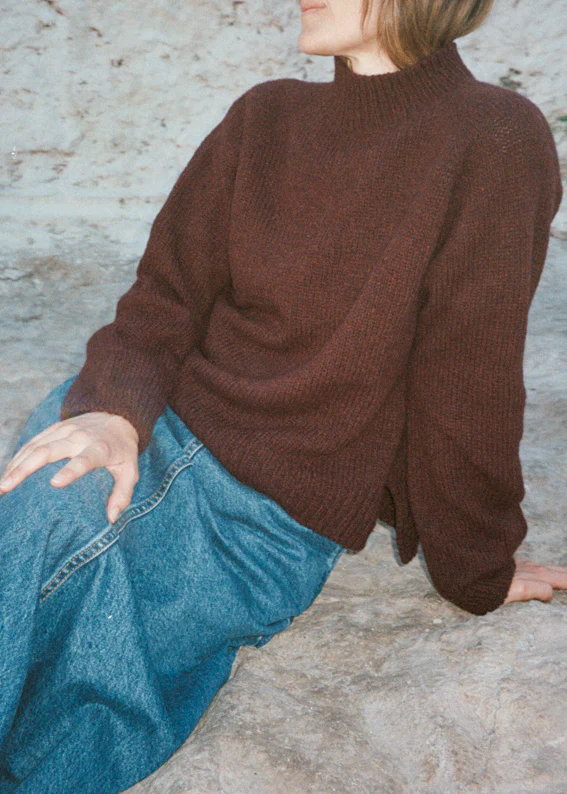 Burgundy Sweater by Joanna Filip - Image 6