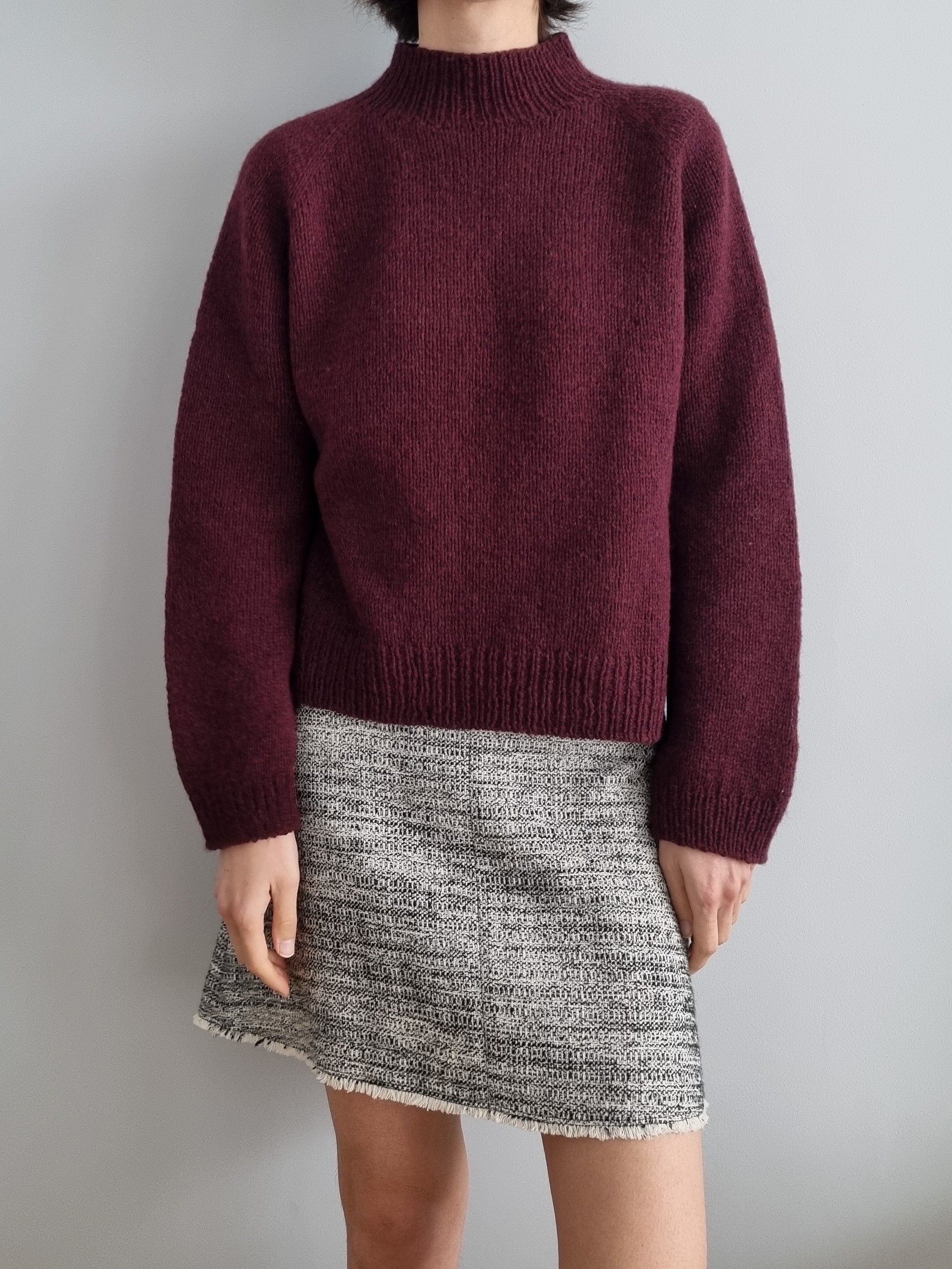 Burgundy Sweater by Joanna Filip - Image 9