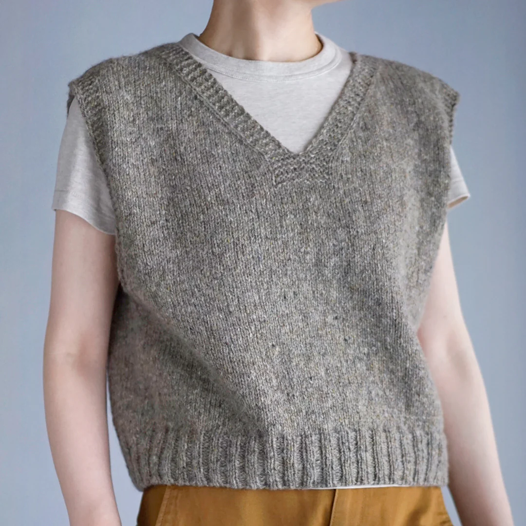 Garter Edge Vest by Noriko Ichikawa - Image 4