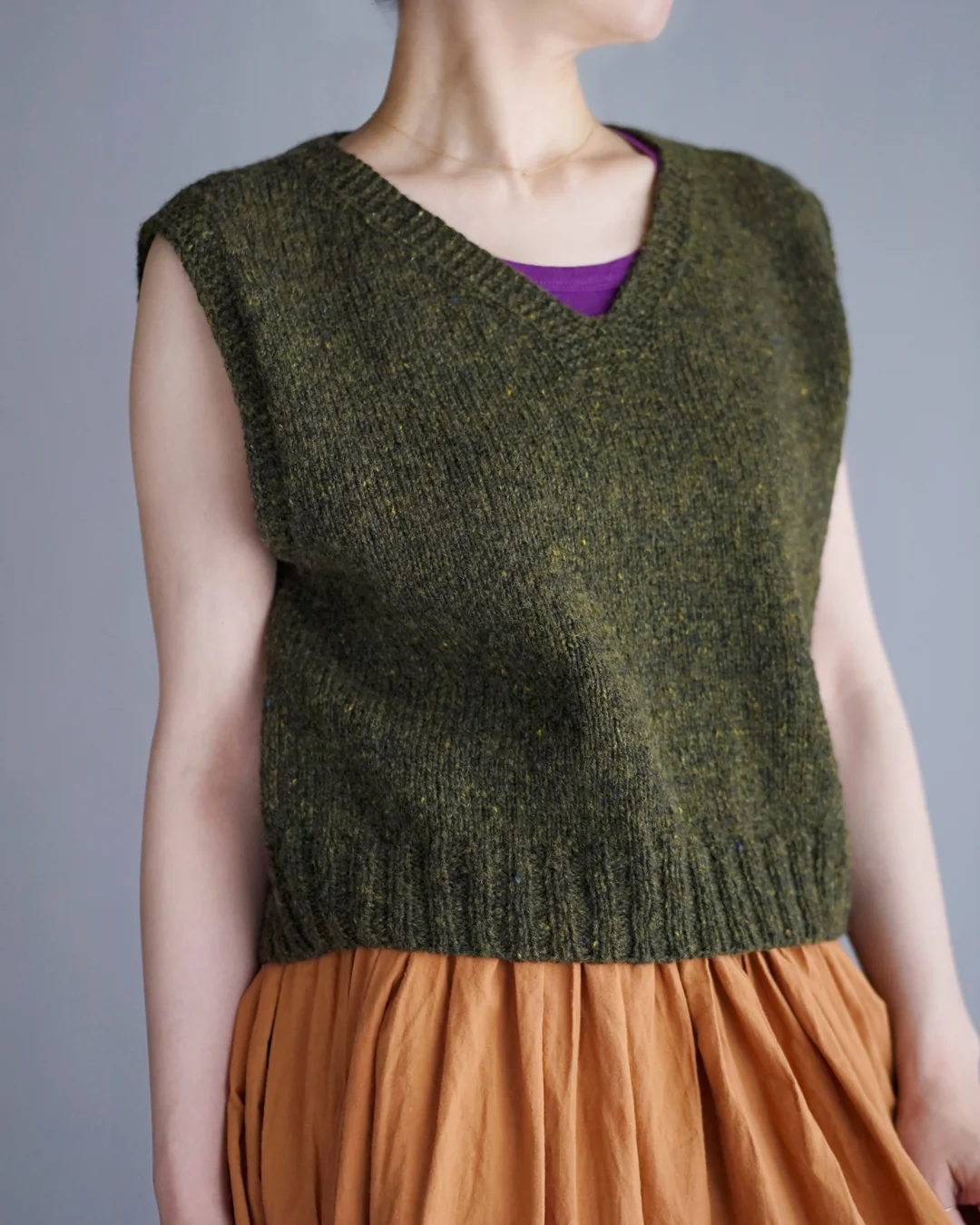Garter Edge Vest by Noriko Ichikawa - Image 8