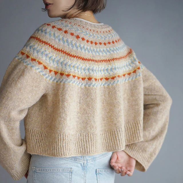 Noriko Ichikawa - Amikomi Yoke Sweater - Image 5