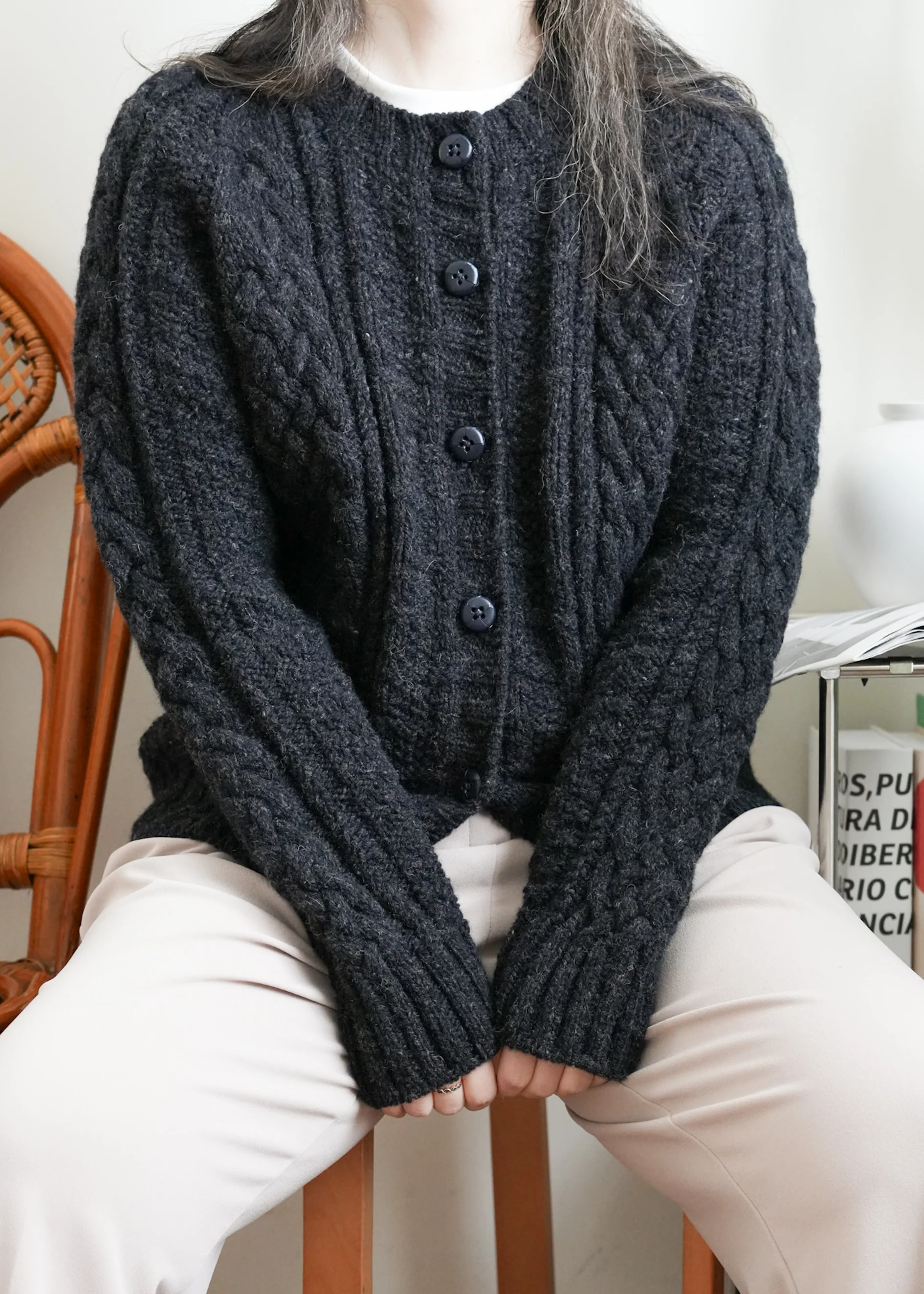 Rustic Weave Cardigan by Soop Knits - Image 10