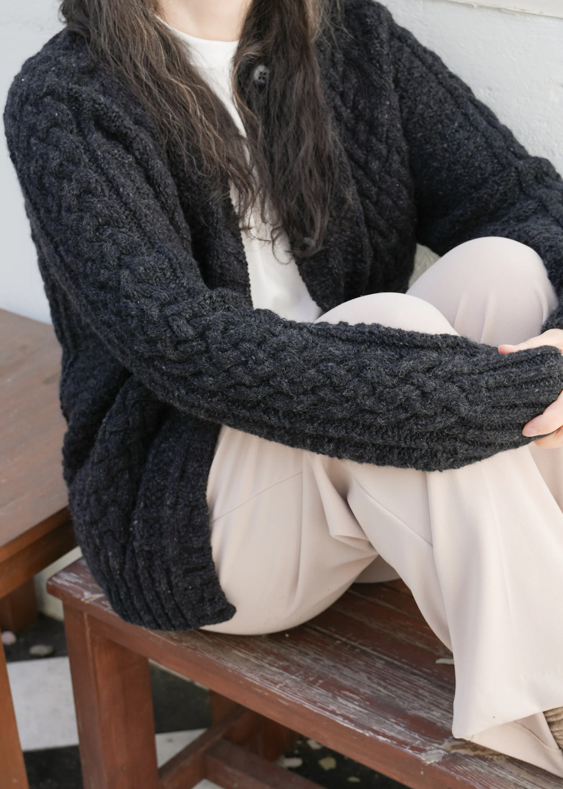 Rustic Weave Cardigan by Soop Knits - Image 12