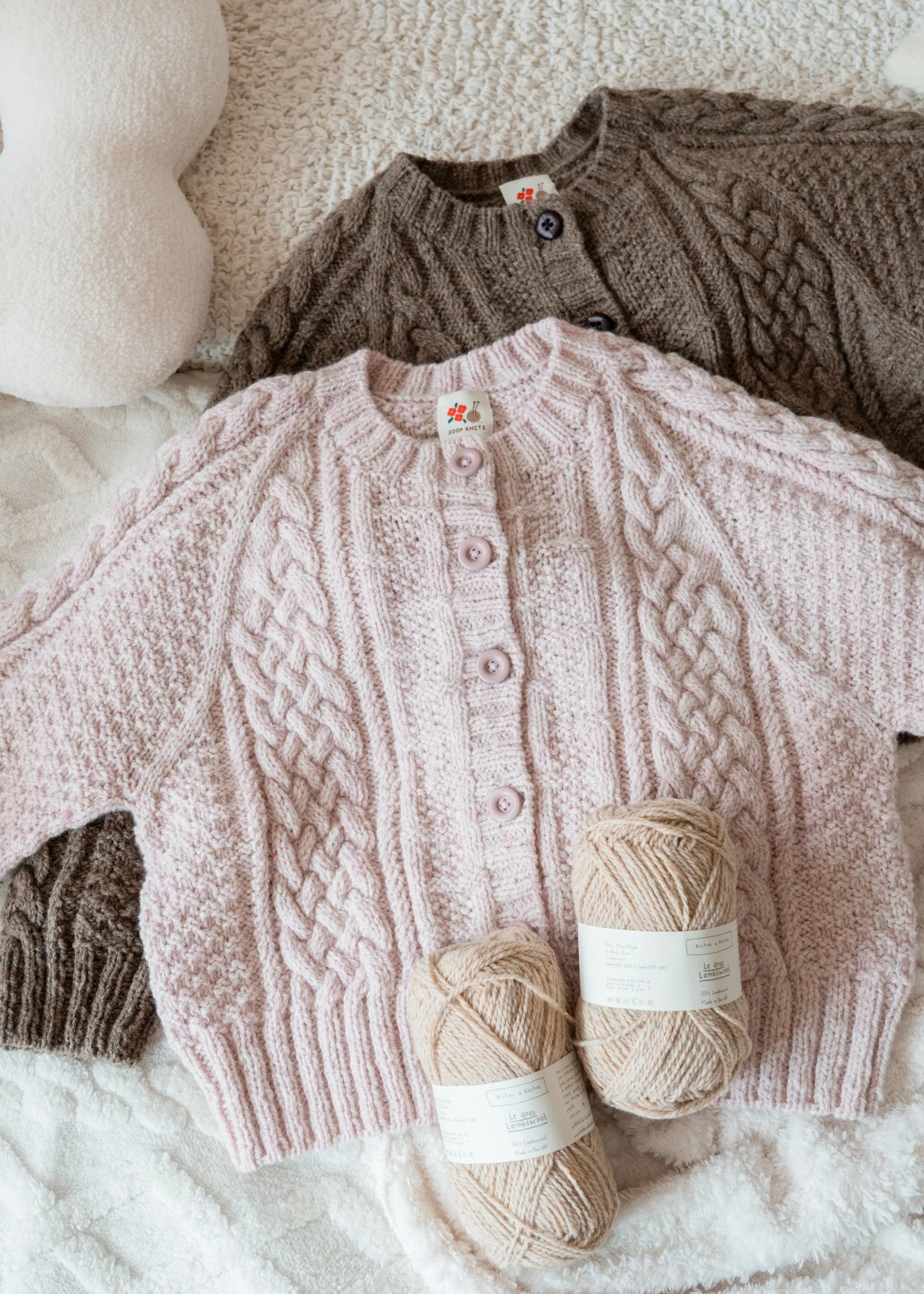 Rustic Weave Cardigan by Soop Knits - Image 14