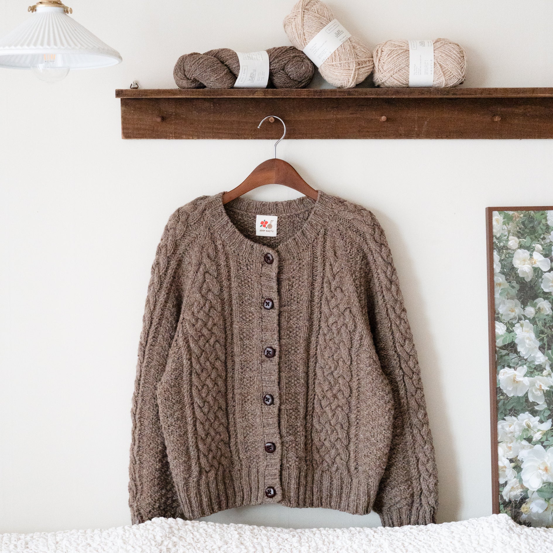 Rustic Weave Cardigan by Soop Knits - Image 15