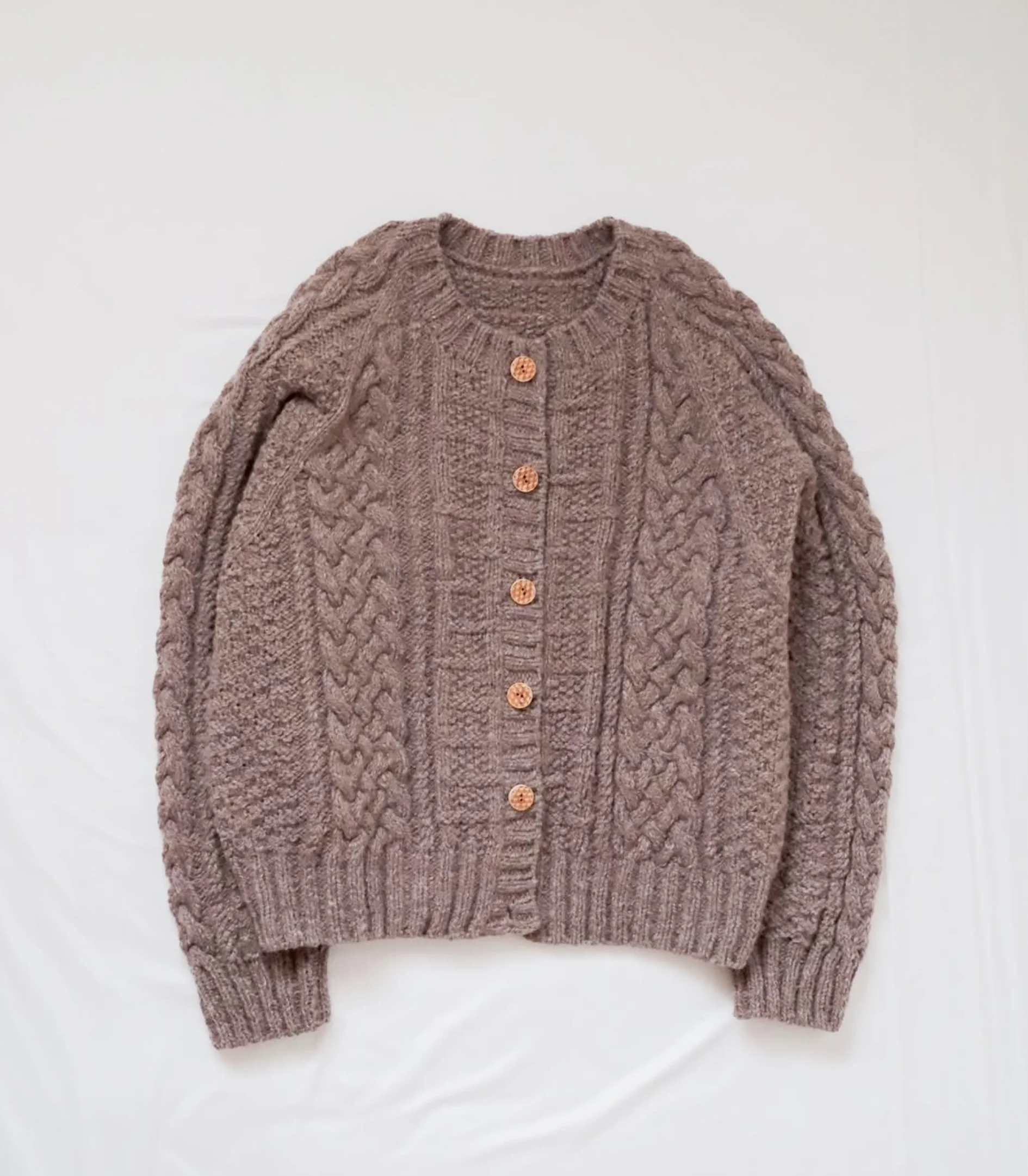 Rustic Weave Cardigan by Soop Knits - Image 4