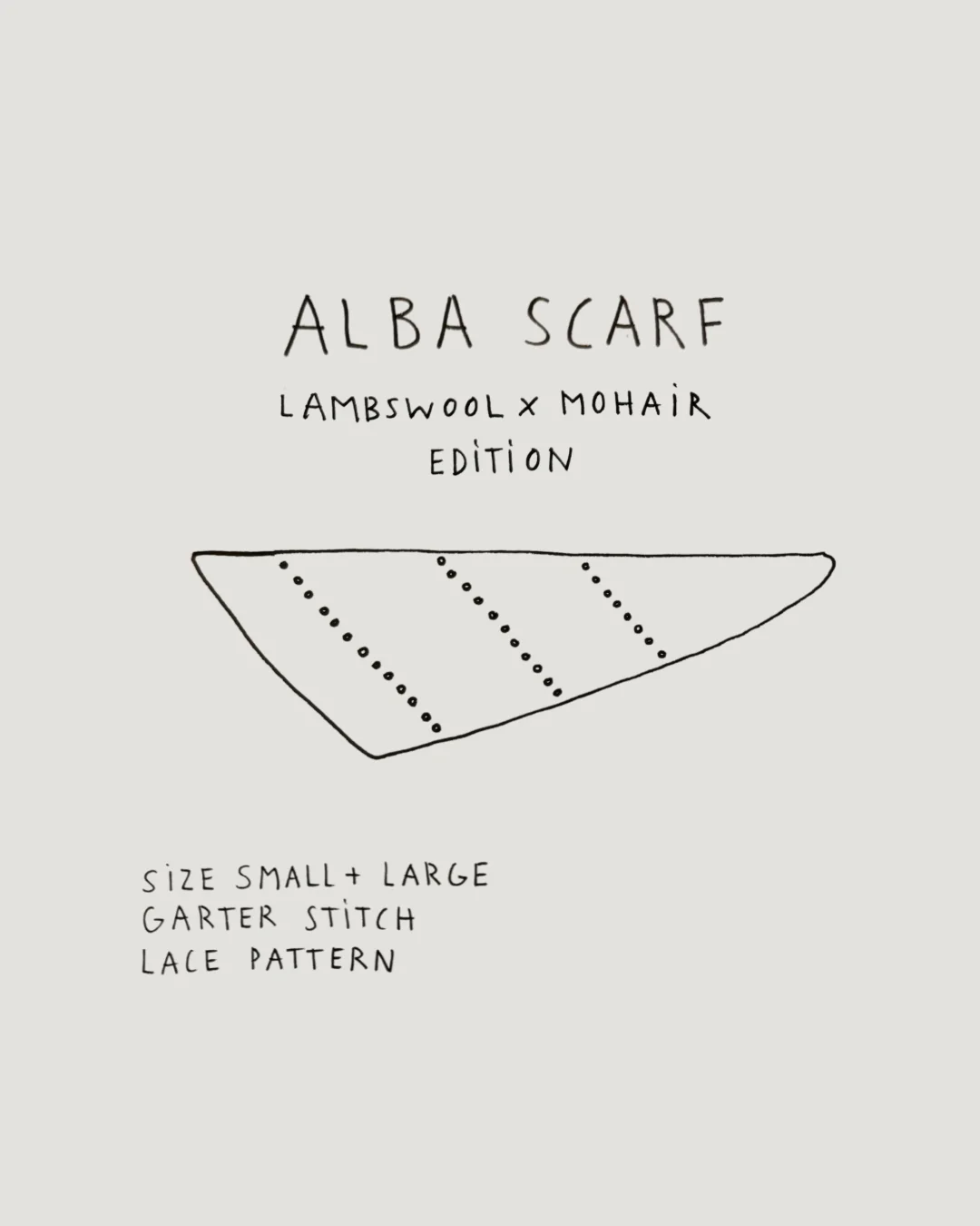 Alba Scarf Lambswool x Mohair Edition - Image 9