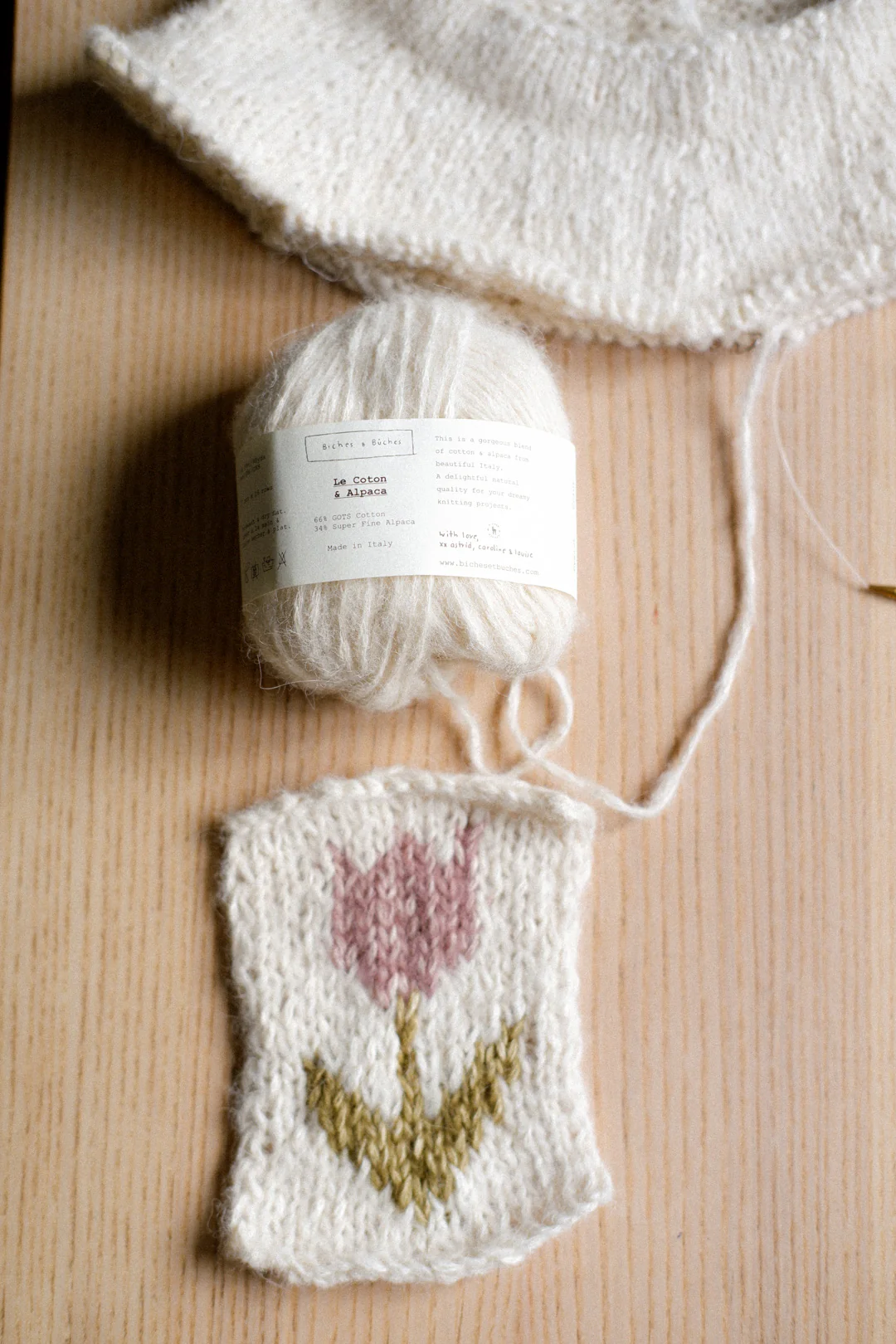 Winter Bulbs Sweater by Laura - Mimosa Cafe Lanar - Image 3